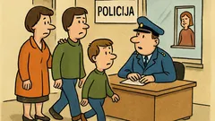 Vic: Dolazi žena sa sinom u policijsku postaju