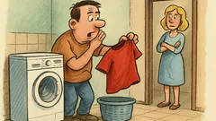 Vic: Muž pita koji program na perilici?