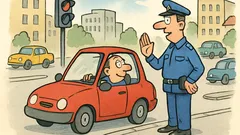 Vic: Policajac zaustavi auto na raskrižju