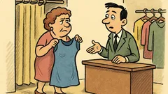 Vic: Izlazi žena iz kabine za presvlačenje…