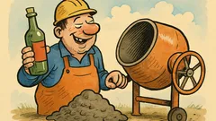 Vic: Ulazi građevinac u kafić...