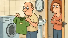 Vic: Muž uđe u kupaonicu i pita