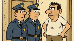 Vic: Kuca policija Muji na vrata...