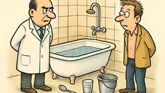 Vic: Posjetitelj pita ravnatelja bolnice…