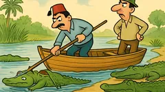 Vic: Mujo i Haso love krokodile na Nilu…