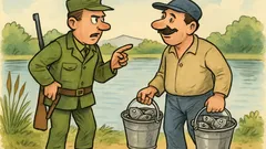 Vic: Ide Mujo s dvije kante ribe