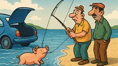 Vic: Mujo došao na more s odojkom