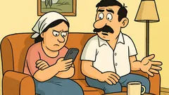 Vic: Mujo došao kući, Fata uzela mobitel