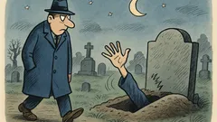 Vic: U ponoć čovjek šeta po groblju...