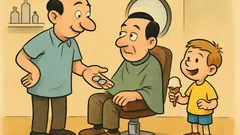 Vic: Mali Ivica uđe u brijačnicu…