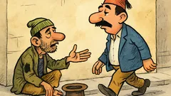 Vic: Mujo prolazi pored prosjaka