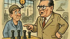 Vic: Tito obilazi tvornicu i pita radnika