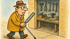 Vic: Ide slijepac ulicom u radionicu...