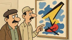 Vic: Mujo i Haso na apstraktnoj izložbi