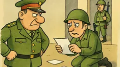 Vic: General prati vojnika i papire