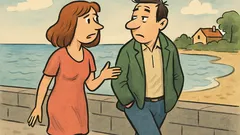 Vic: Šeću obalom muškarac i djevojka