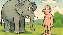 Vic: Što je slon pitao golog čovjeka?