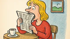 Vic: Zašto plavuša jede novine?