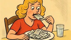 Vic: Zašto plavuša jede toliko novina?