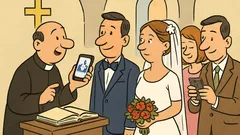Vic: Svećenik na vjenčanju traži lajk