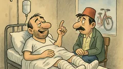 Vic: Mujo vozi bicikl po magli...