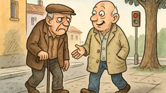 Vic: Idu dva umirovljenika ulicom...