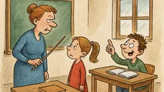 Vic: Učiteljica pita malu Ivu...