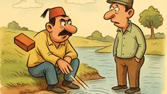 Vic: Mujo baca cigle u vodu…