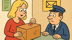 Vic: Plavuša u pošti šalje pretežak paket