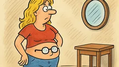 Vic: Zašto plavuša nosi naočale na trbuhu?