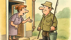 Vic: Žena ispraća muža na pecanje…