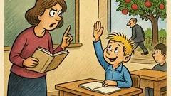 Vic: Učiteljica pita Pericu kad se beru jabuke...