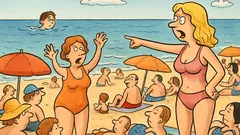 Vic: Darko, ne plivaj daleko od obale!