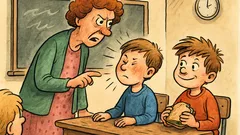 Vic: Učiteljica Perici: ne smiješ se tući