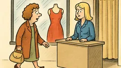 Vic: Ulazi žena u butik...