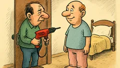 Vic: Susjed, posudiš li mi bušilicu večeras?