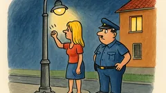 Vic: Kuca plavuša po stupu rasvjete