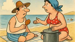 Vic: Mujo na plaži traži pohano pile