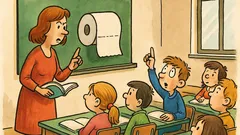 Vic: Učiteljica pita o toaletnom papiru po glavi