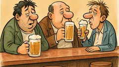 Vic: Sjede tri pijanca za šankom…