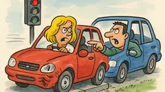 Vic: Vozi plavuša cik-cak kroz crveno...