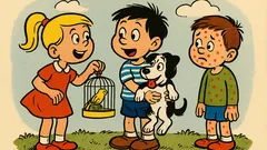 Vic: Dobila sam kanarinca! — kaže Marica