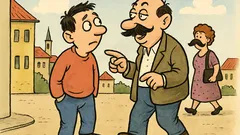 Vic: Je li ti tata ima brkove?