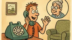 Vic: Fiksni telefon… “Bok, bako!”