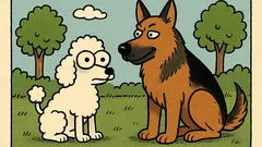 Vic: Kad se pare pudlica i vučjak...