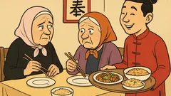 Vic: Dvije bake uđu u kineski restoran...