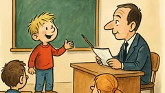 Vic: Nastavnik prozove Ivicu u školi