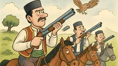 Vic: Njegoš i vojvode u lovu