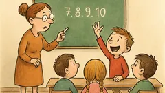 Vic: Učiteljica pita tko zna brojati