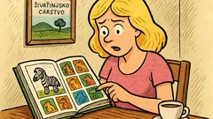 Vic: Plavuša pita zašto zebra nije u boji